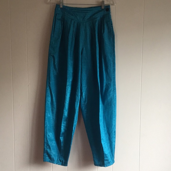 Pants - Women’s high waist silk pants